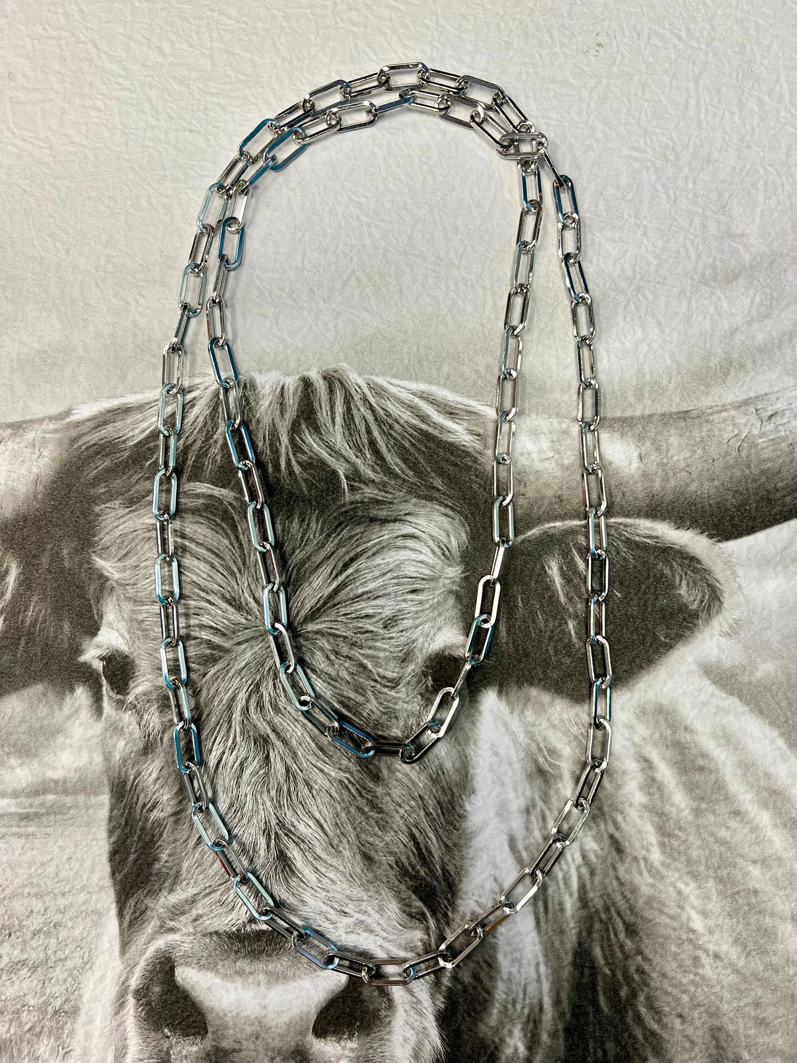 48" Chunky Chain Link Necklace