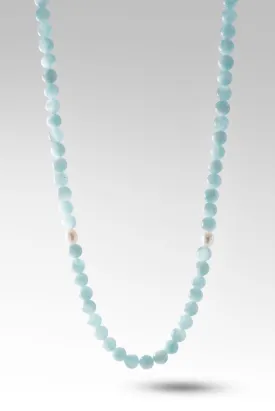 Beaded Green Iridescent Necklace™ in Watermark