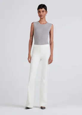 Crosby Flare Trouser Soft White