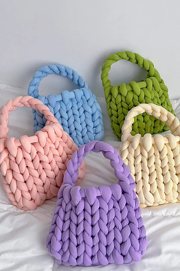 Cute DIY Hand Woven Handbag