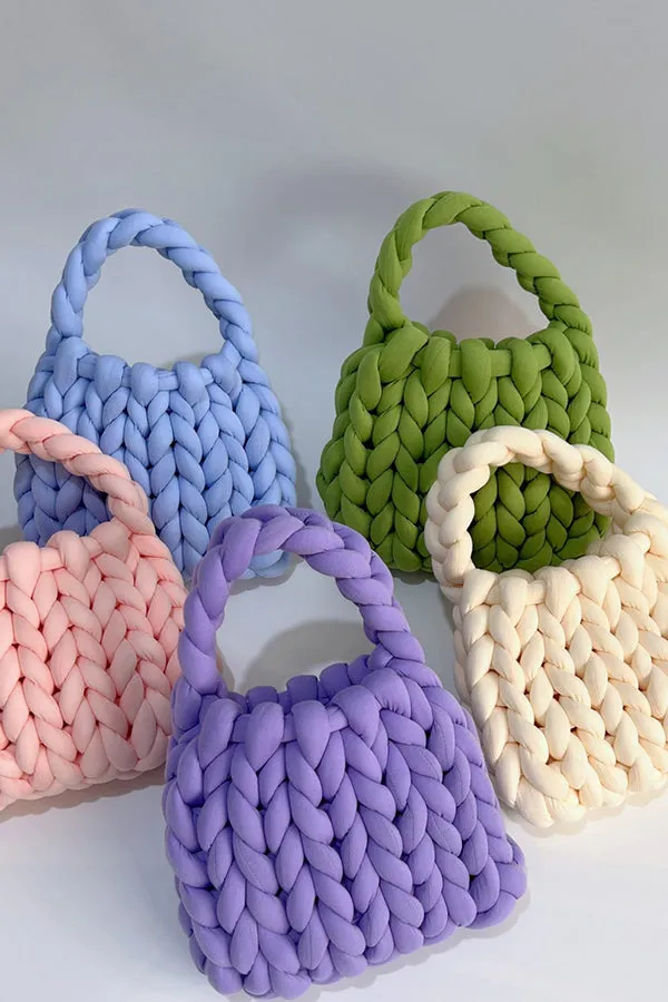Cute DIY Hand Woven Handbag