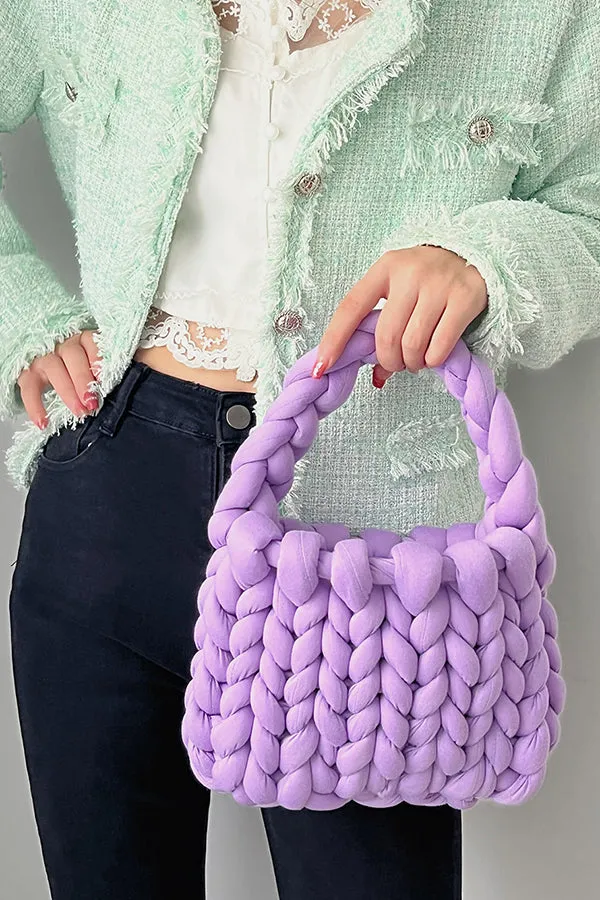 Cute DIY Hand Woven Handbag