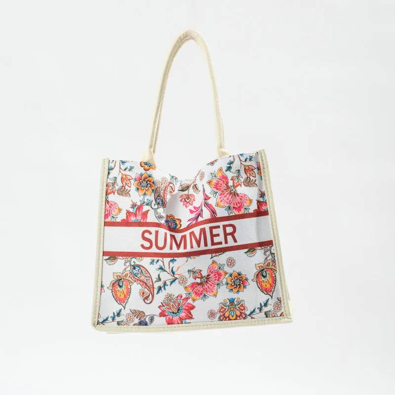 Floral Tote Bag - Natura