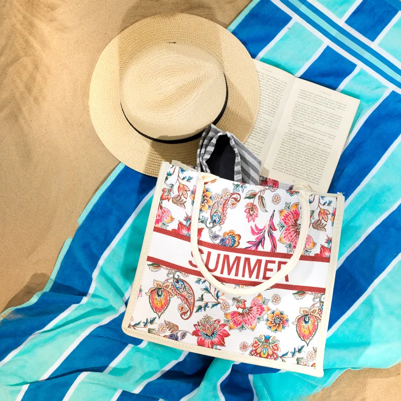 Floral Tote Bag - Natura