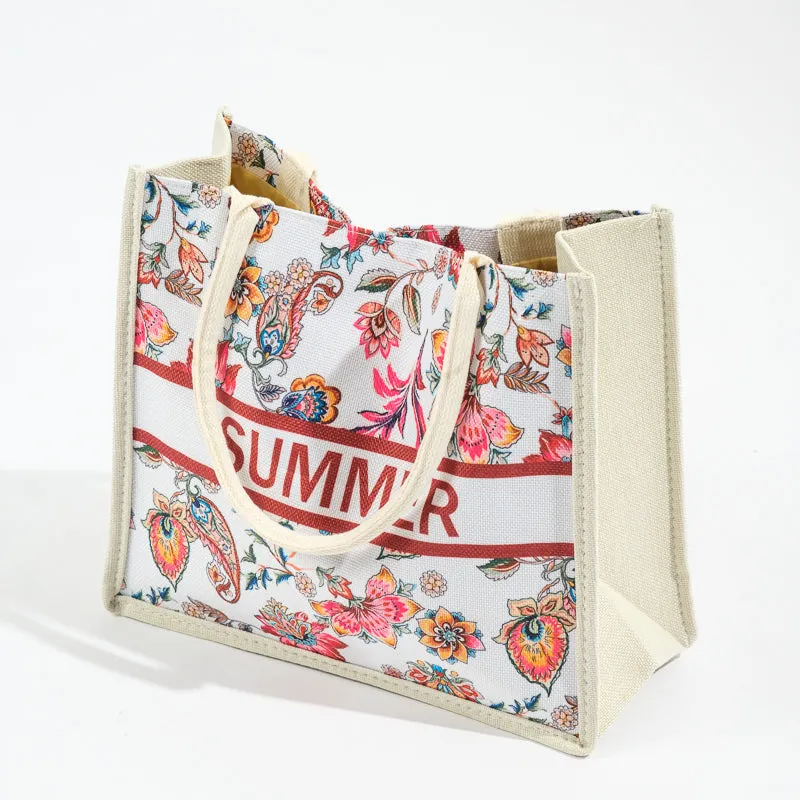 Floral Tote Bag - Natura