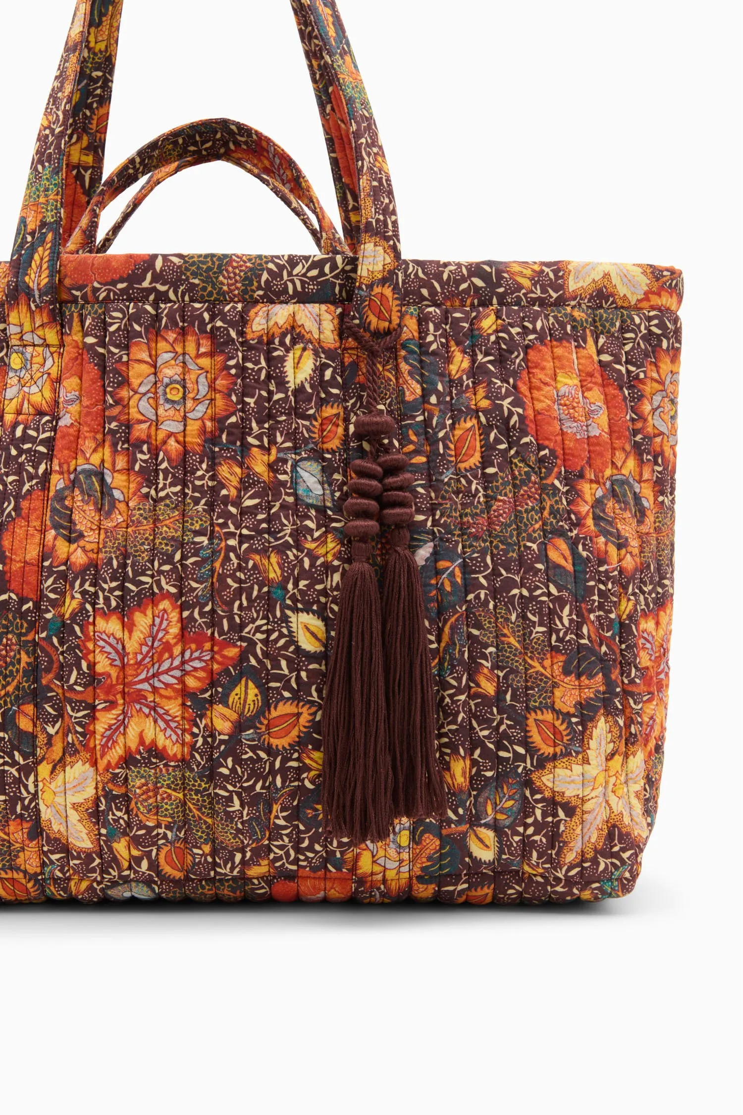 Kali East West Tote - Midnight Garden