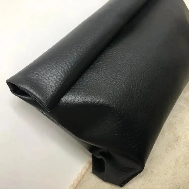 Pre Order:  Black Soft Vegan Leather Clutch