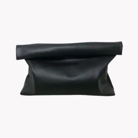 Pre Order:  Black Soft Vegan Leather Clutch