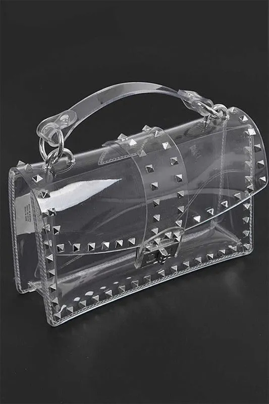TEEK - Studded Clear Swing Bag