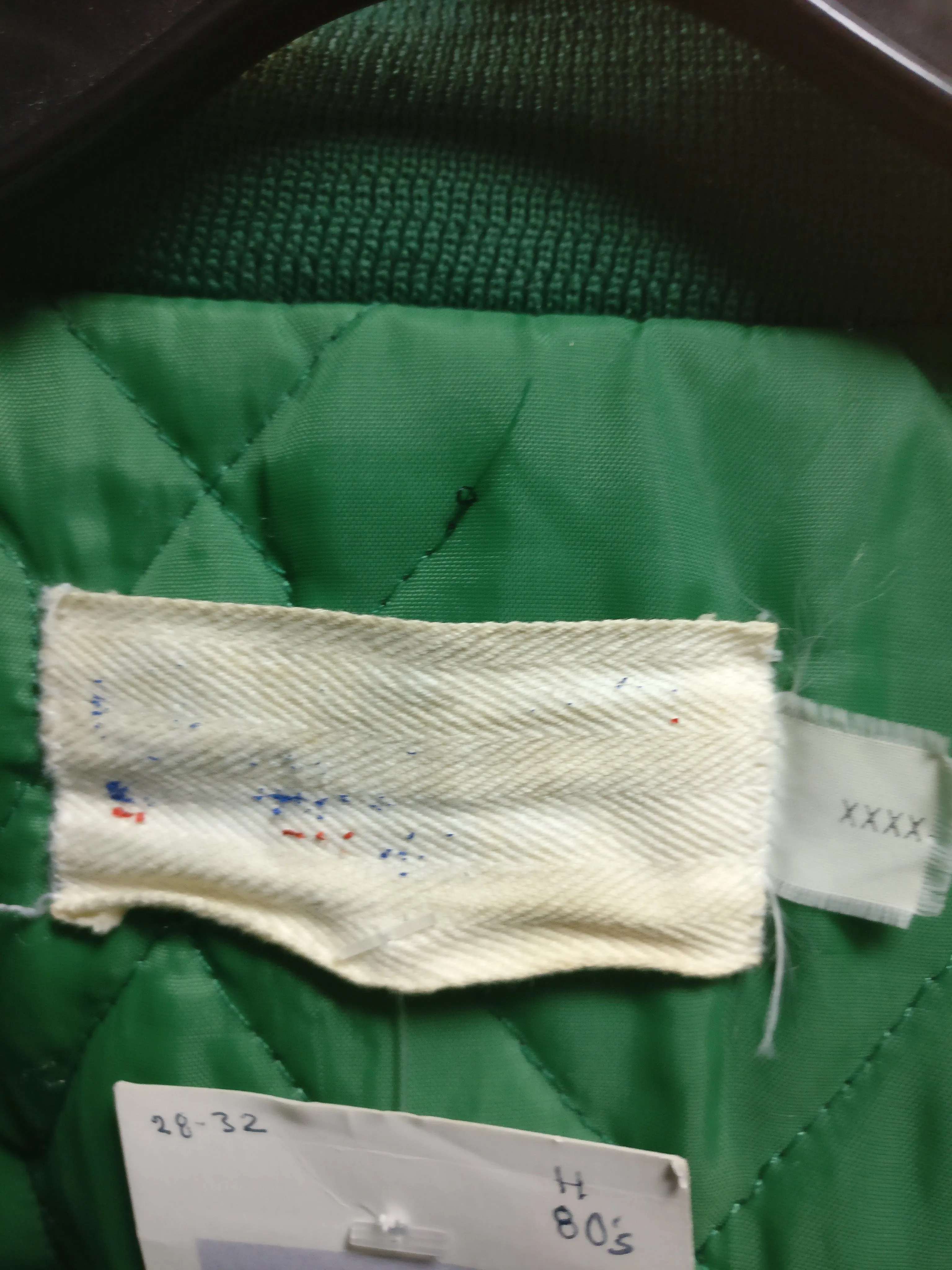 Vintage 80s BOSTON CELTICS NBA Chalk Line Nylon Jacket 4XL
