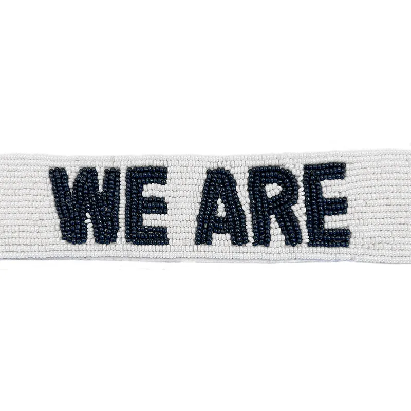 We Are Beaded Bag Strap